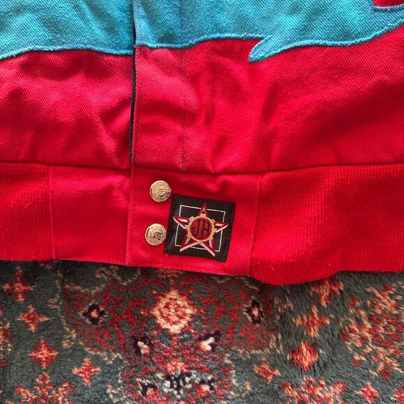 Vintage 90s Jeff Hamilton NASCAR Mark Martin # 6 Racing Jacket Mens Size Large - Picture 4 of 8